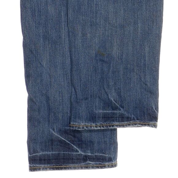 Hollister Cropped Jeans Size 5 Juniors Button Fly Distress Cotton Measure 31x24 - Picture 8 of 10